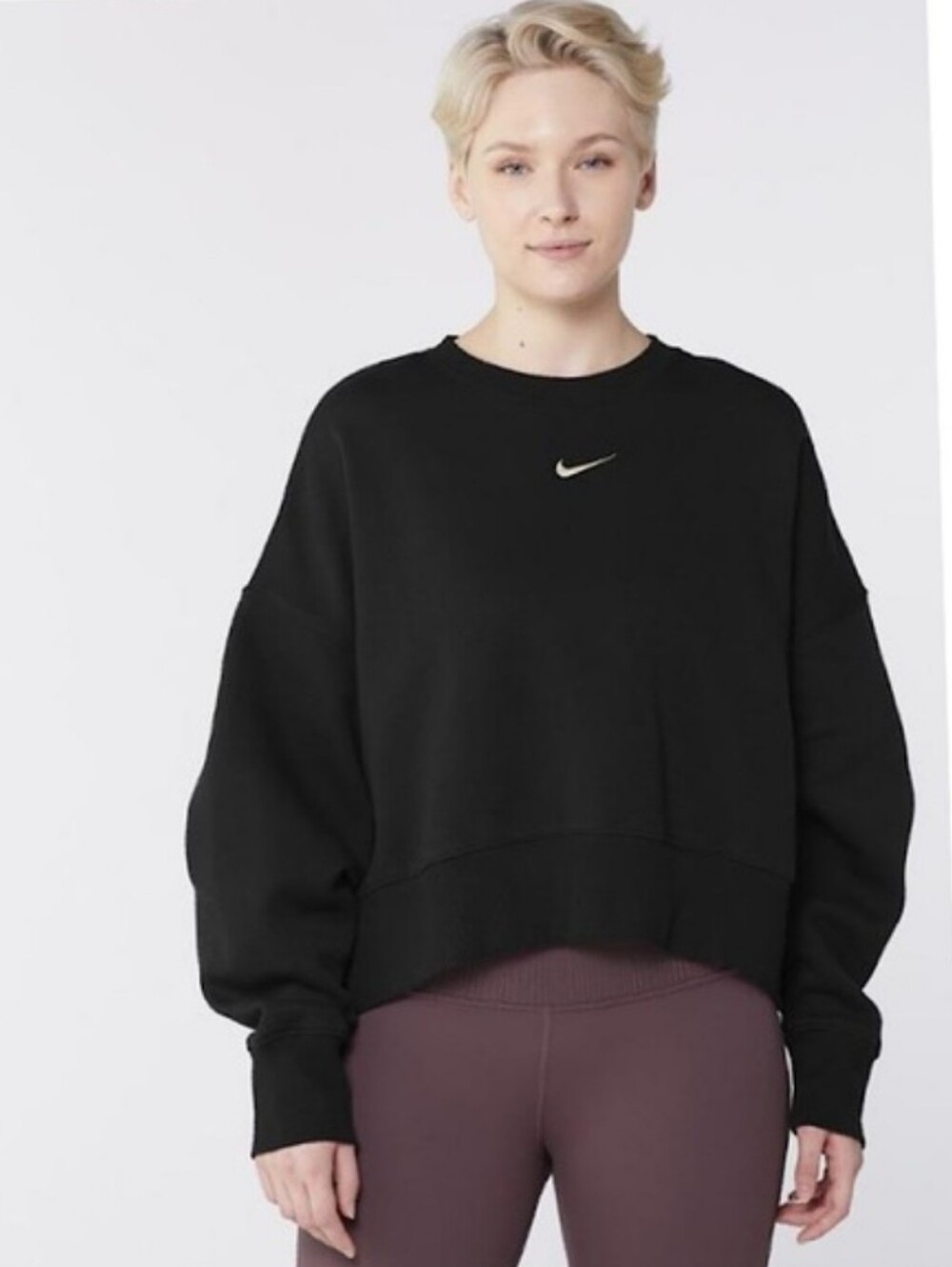 Nike Sportswear Phoenix Fleece Over-Oversized Crewneck Sweatshirt Size Small